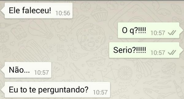 Talvez seja a hora de entender a função dos pontos de interrogação e exclamação.