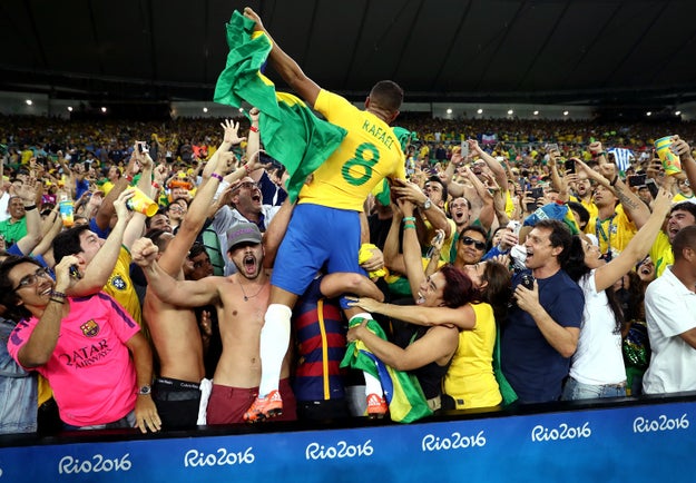...And of course, the massive football fandom of Brazil.