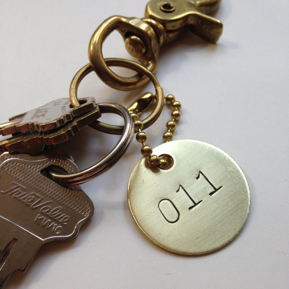 This 011 zipper tag to always be reminded.