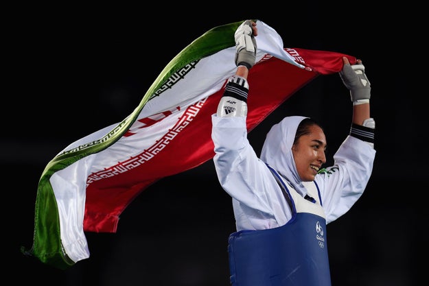 Kimia Alizadeh Zenoorin has made history by becoming the first Iranian woman to ever win an Olympic medal.