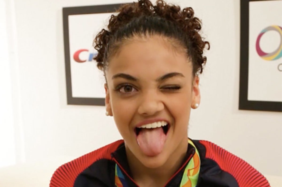 Gymnast Laurie Hernandez Is A Human Emoji And We Have Proof