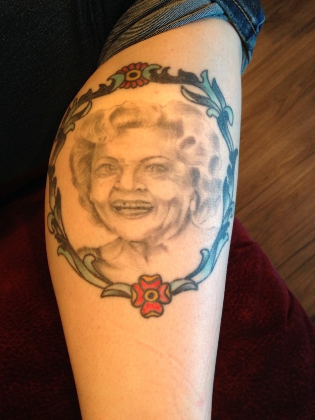 Drowning In Ink Tattoos By Mike Magee  Hey Folks be sure to watch the  Jimmy Kimmel show tonight at 1135 EST his guest Betty White will be on  the show along