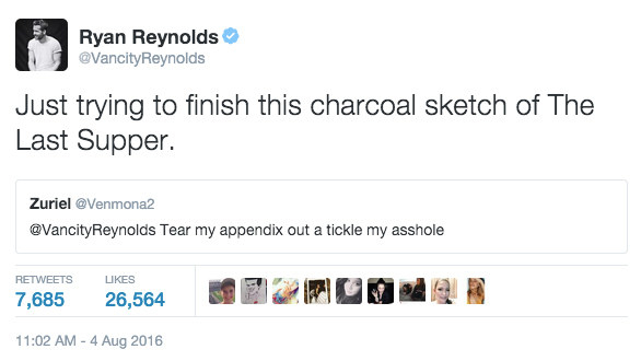 Ryan Reynolds delights Twitter with his replies to fans' obscene sexual  come-ons