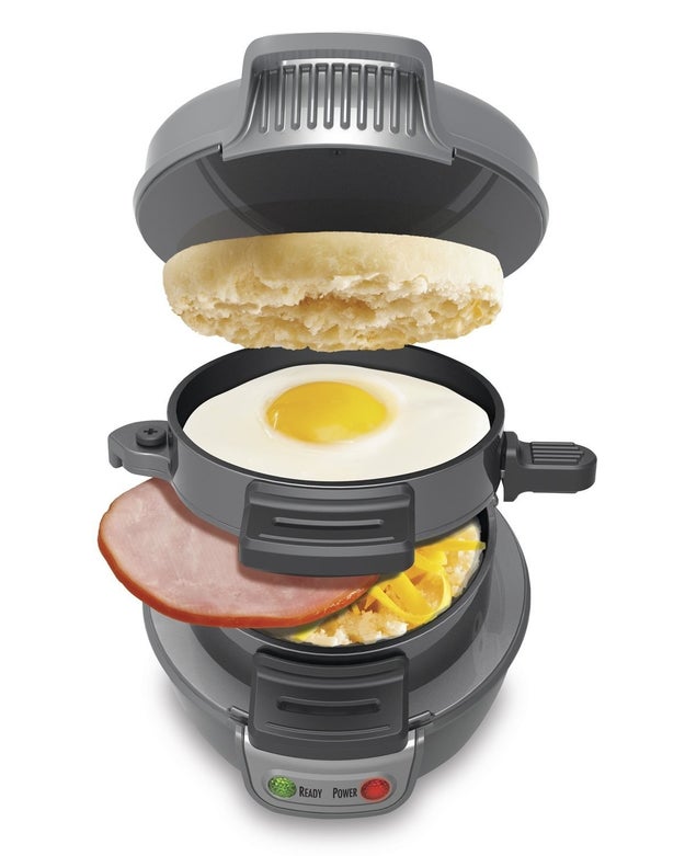 An all-in-one breakfast sandwich maker that won't let you skip the most important meal of the day.