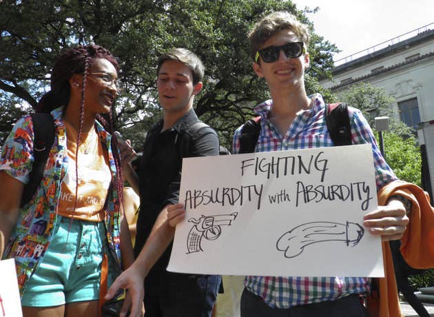 Anti-Gun Movement, Cocks Not Glocks, Uses Dildos To Protest New Campus ...