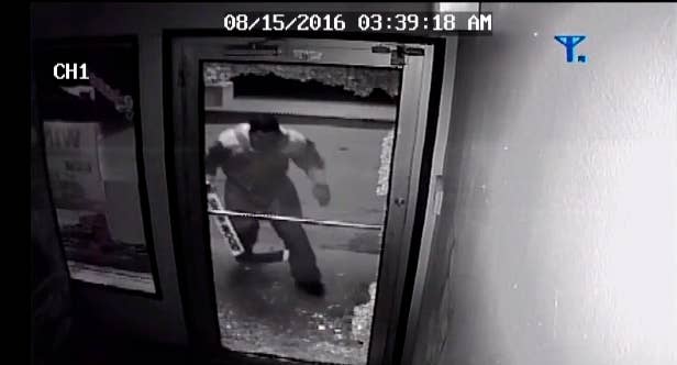 The Manitoba RCMP released security footage of the robbery, which took place early in the morning on Aug. 15 in the community of Russell, near the Saskatchewan border.
