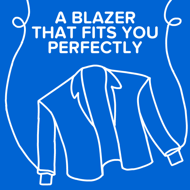 The right blazer can be a major confidence booster. Wear it to class with jeans for a hint of polish or wear it with skirts or slacks for the inevitable internship interview. Sharp.