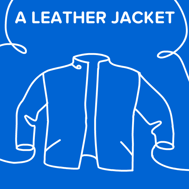 This jacket is great for adding a hint of edge to your look. It’s perfection with your T-shirt and jeans (T-shirt + jeans + leather jacket = straight-up iconic) or even your pencil skirt and pumps. Plus, it’ll keep you warm in cool weather. Win-win.
