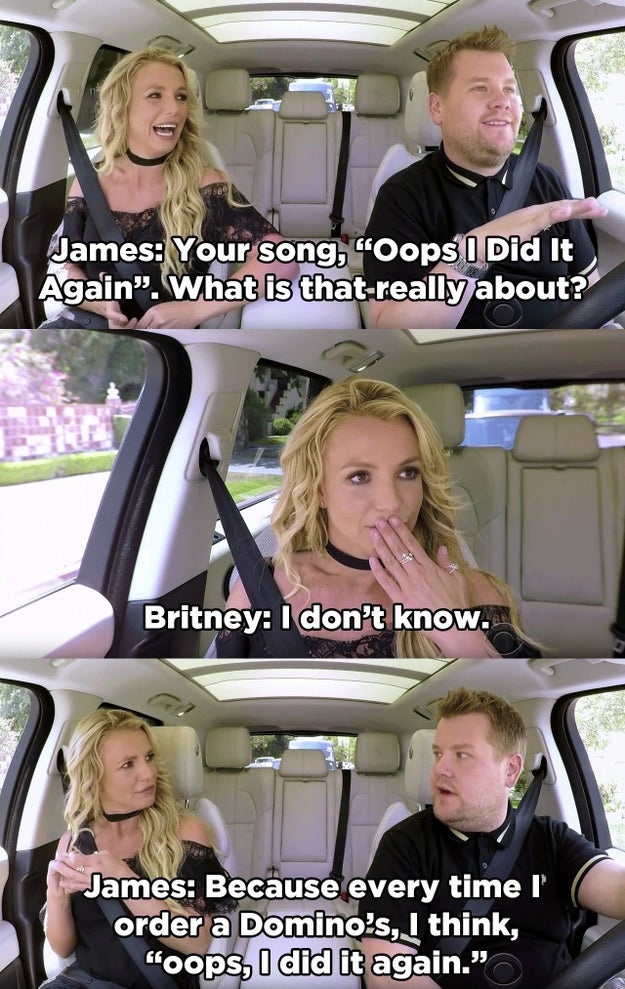 We learned a lot about Britney herself, like the fact that she doesn't ~really~ know what "Oops... I Did It Again" is about.