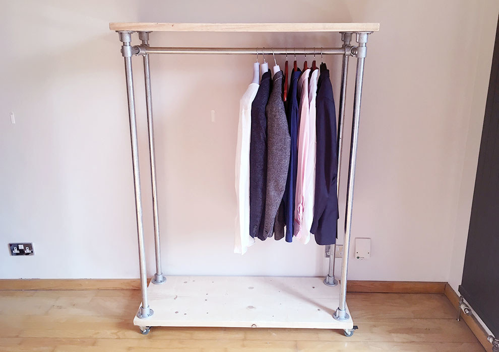 I Built A Goddamn Clothes Rail Because Wardrobes Are Evil