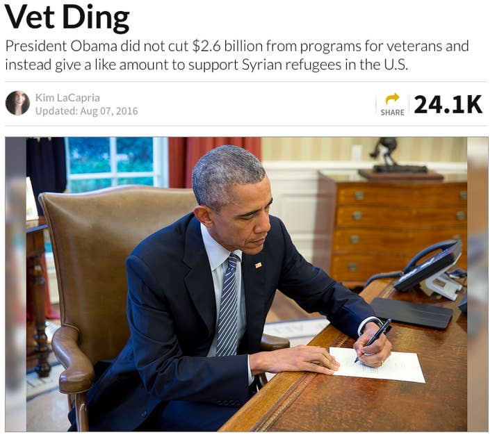 That story was a reprint of this previous article from Red Flag News, which later deleted the story.