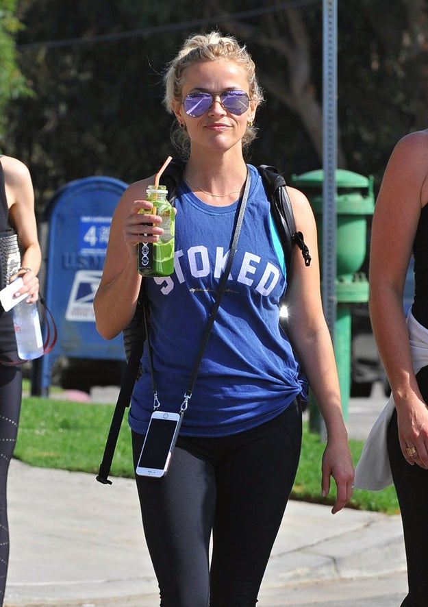 This one Reese wears when she's stoked: