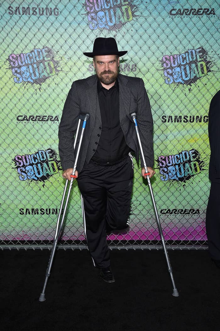 David Harbour At The NYC Suicide Squad Premiere