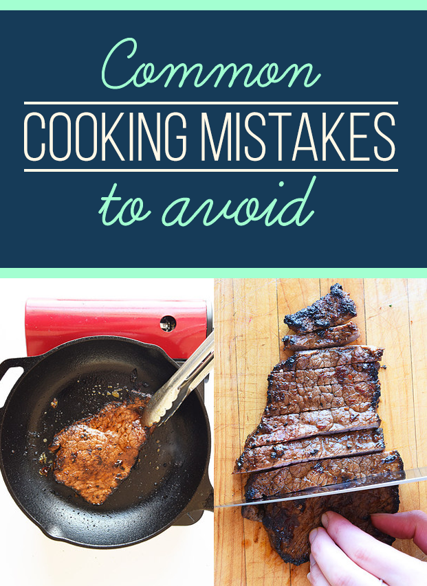 12 Common Cooking Mistakes You Might Be Making