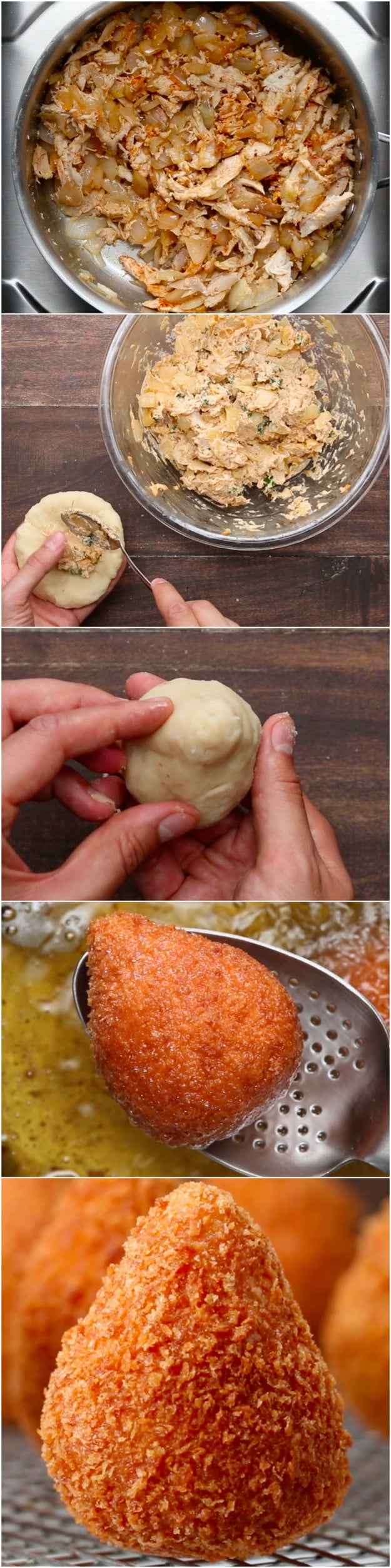 Brazilian Chicken Croquettes (Coxinha)