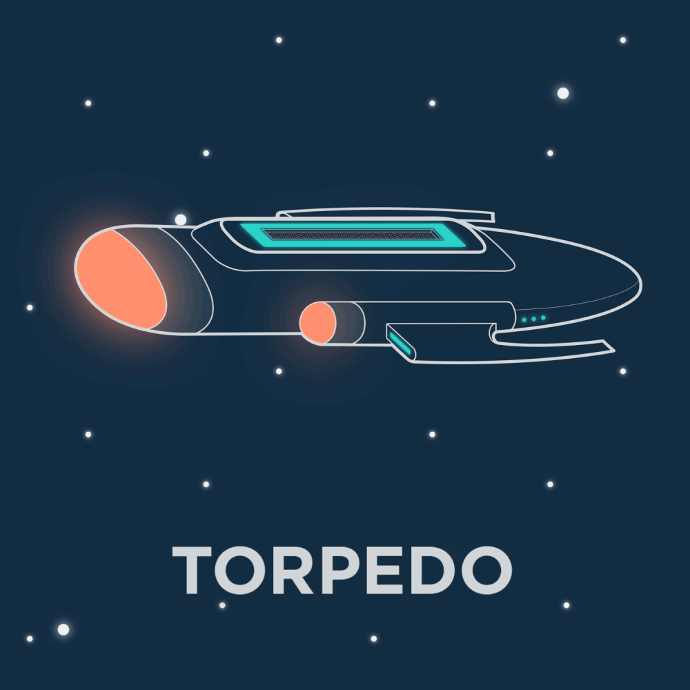 "Star Trek Beyond is about exploration, seeking out cultures, and learning new things," said Carlozzi, "so this torpedo is not a weapon of war at all." Instead, it contains a mesh of devices that could talk to each other. The computers could then collect and share mission critical data, translate languages, or reach out to a ship.