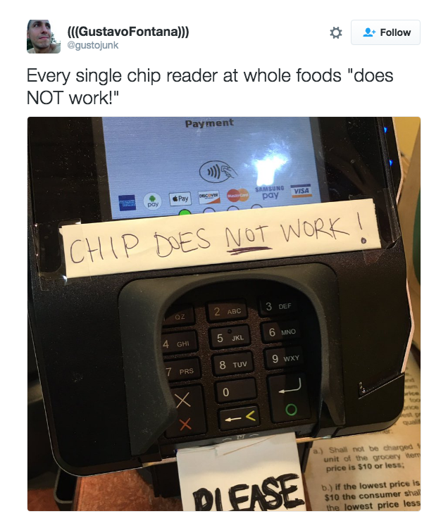 Credit Card Chips Are The Absolute Fucking Worst