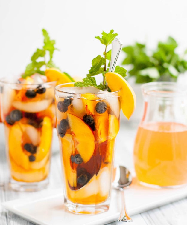 Fresh Peach Iced Tea