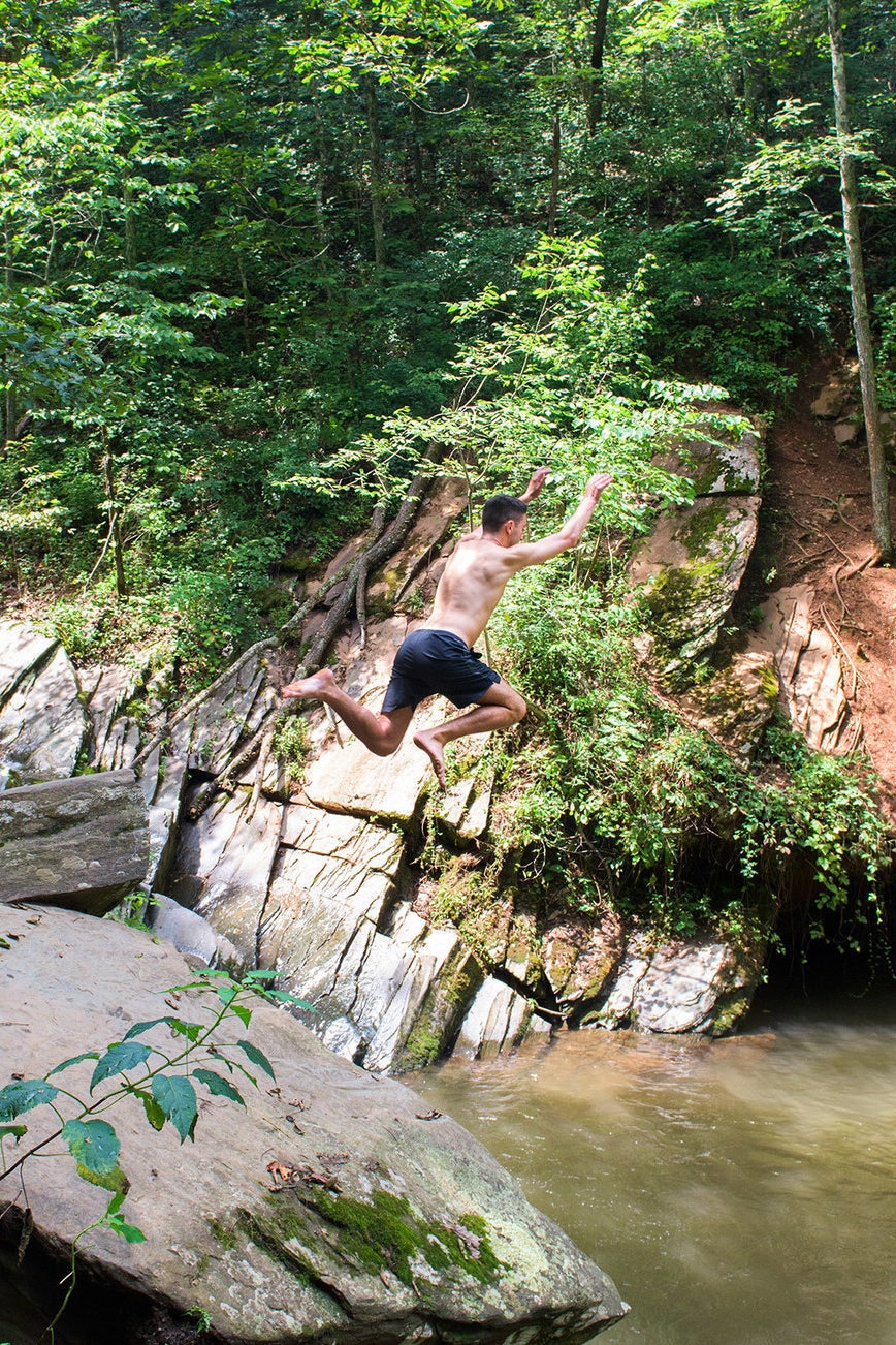 Blue Hole is a local favorite, an enchanting swimming hole complete with a rock to jump from (only 10 or 15 feet) and tiny fish that nibble on your feet. Who wants a free fish spa?