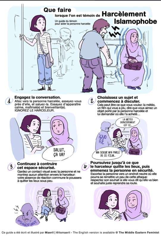 Plein De Gens Partagent Ce Guide Pour Les Temoins De Harcelement Islamophobe
