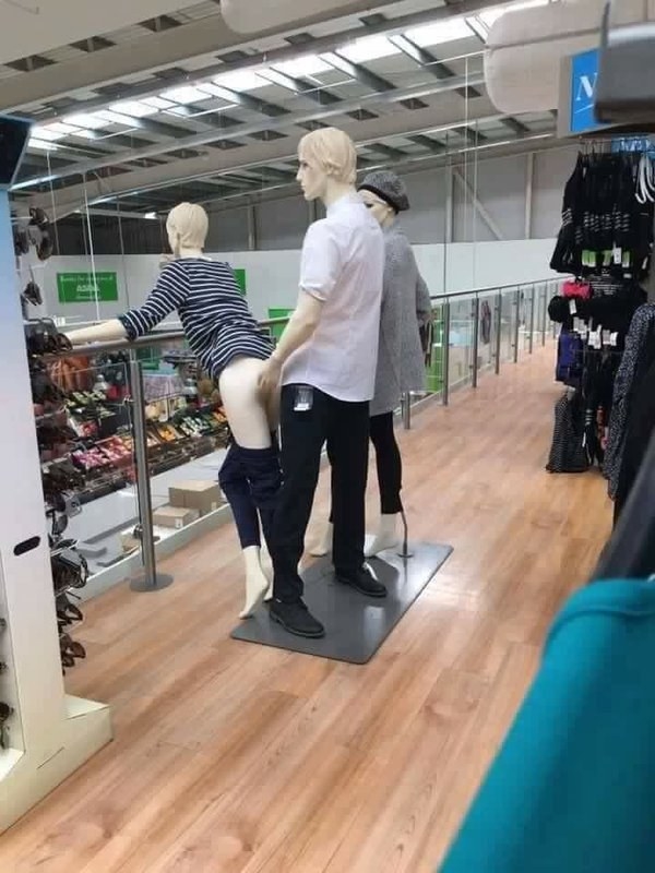 They could have at least pointed the guy's feet the right way.