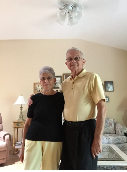 Gargiula said that his grandparents started doing this about a year ago. They would typically match their clothing for square dancing classes, and before class would go to church.