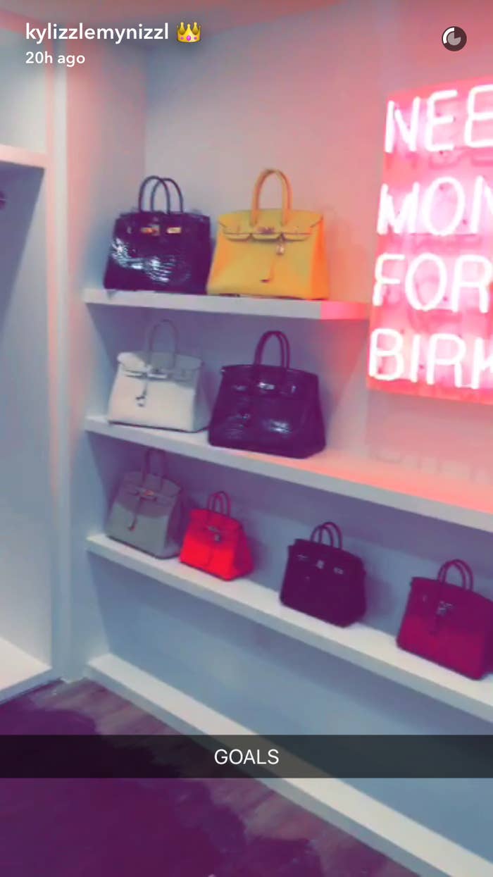 Kylie Jenner slammed for showing off closet featuring Hermes