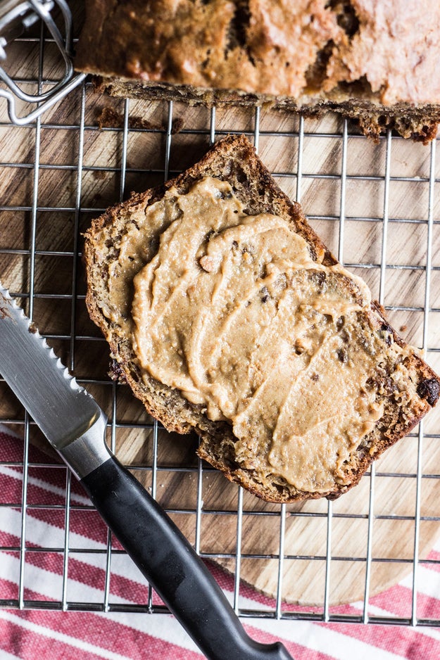 Caramelized Banana Bread With Gingersnap Butter