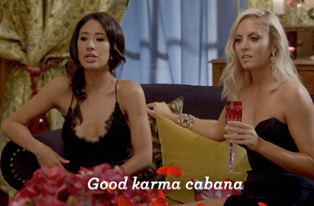 Eliza wanted to apologise to Keira, because there's no better place for a confrontation than an alcohol-fuelled cocktail party. To defuse some tension, Marja called a room a "karma cabana".Eliza approached Keira to apologise, and Keira shut her down like a malfunctioning laptop. Keira wasn't happy, for a change.Alex was worried she hadn't spoken to Richie for a while and that would mean she wasn't on his radar. Much like a T-Rex, Richie cannot sense women in front of him, he can only sense movement.
