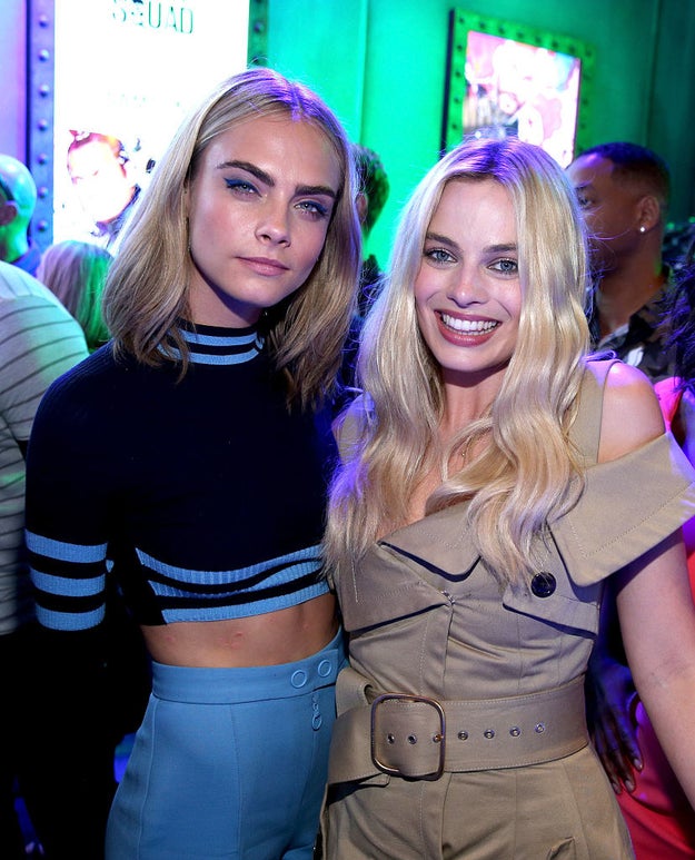 Cara Delevingne and Margot Robbie have spent the past few months filming Suicide Squad together and, being two of the coolest girls on the planet, they obviously bonded.