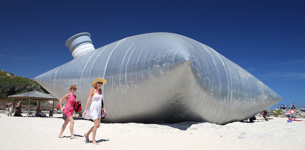 giant goon bag | this is another sculpture from the Cotteslo… | Flickr