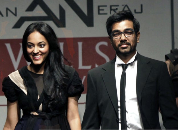 This is Alpana Mittal and Neeraj Chauhan, a fashion designer couple from Delhi.
