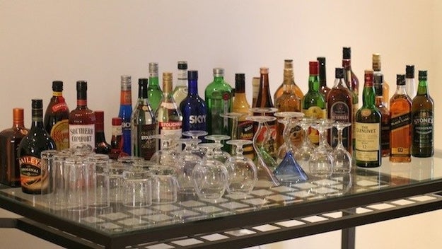 The possibilities are that your home contains more alcohol than the bar of your neighborhood .