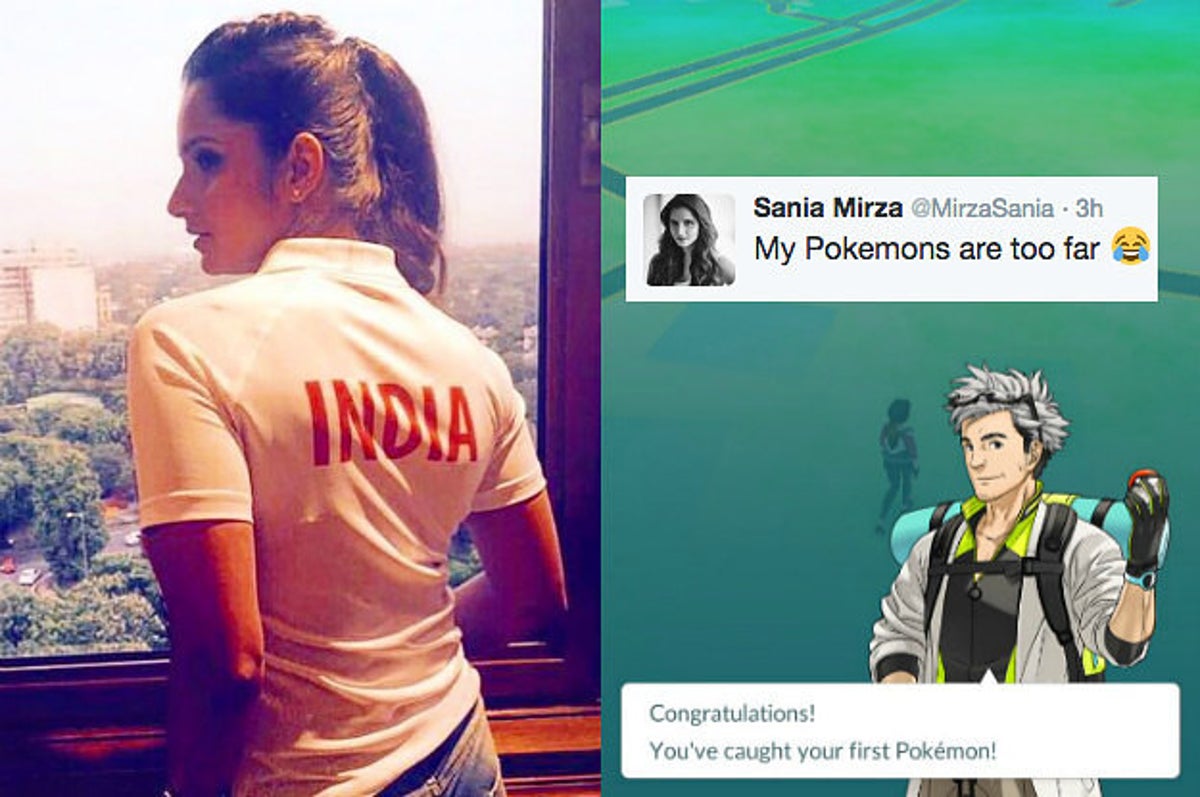 Saniya Mirsa Sex Bf Com - Sania Mirza Was Playing PokÃ©mon Go To Pass Time Before The Olympics Opening  Ceremony