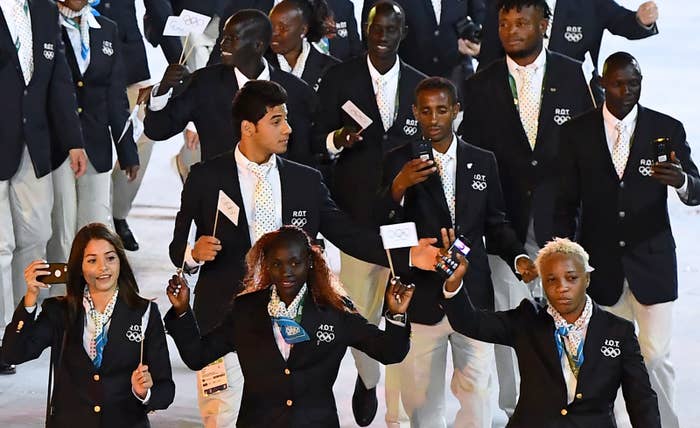 Everybody's Rooting For The Refugee Olympic Team