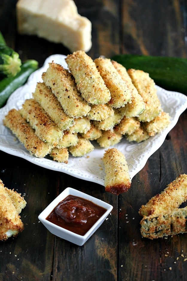 Baked Parmesan Zucchini Fries