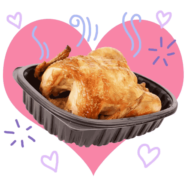 It's cheap, it easily feeds four four, it's already cooked, it comes HOT and ready to eat, and it can be a lifesaver on busy weeknights.