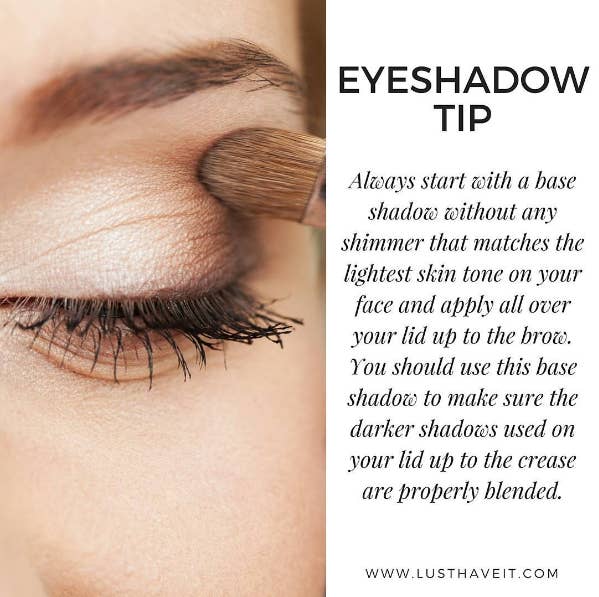 how to properly apply eye makeup
