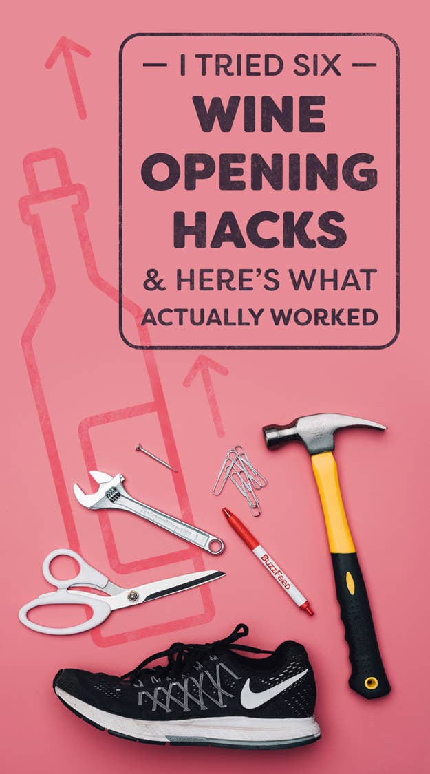 how to open a wine bottle with a key