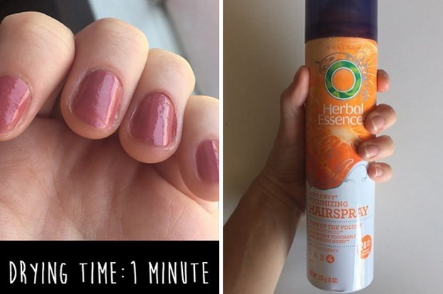 Manicure Hack With Baby Oil | Life saving hack for you to dry your manicure  on a time crunch!!😮‍💨 | By Glamrs | Your manicure dry extra fast by  adding a drop