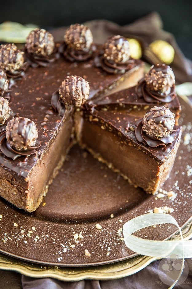 Ferrero Rocher Nutella Cheesecake