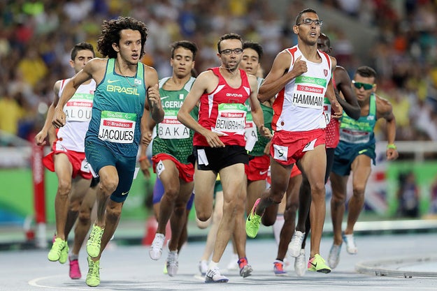 The race at Rio's Olympic Stadium was part of the T13 class, which is a classification for athletes with a visual impairment. The breakneck pace the racers set was so fast that the fourth place time of 3:49:59 would have been enough to win gold at the Rio Olympics, where the winning time was 3:50.
