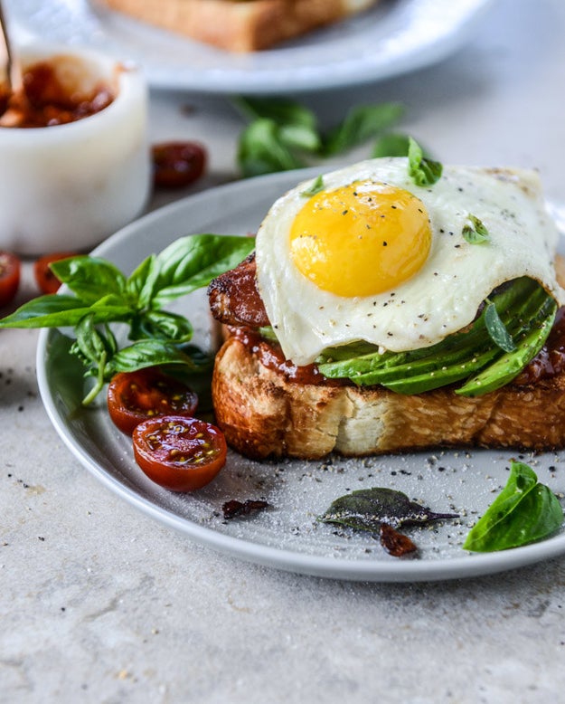 Bacon and Egg Avocado Toast