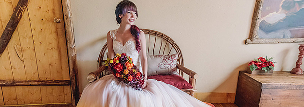 This Airbrushed Wedding Dress Is Going To Take Over Your Pinterest