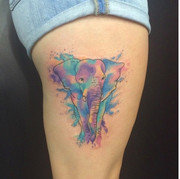 Karalee | Fine Line Tattoo Artist | A very special tattoo for Michelle. A  mama and baby elephant for her and her daughter and four stars to represent  her miscarriages. 🐘�... | Instagram