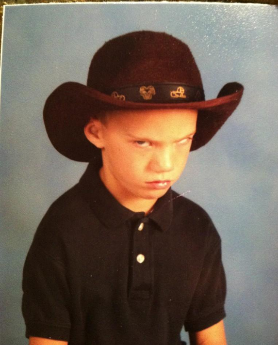 Like the angry cowboy phase.