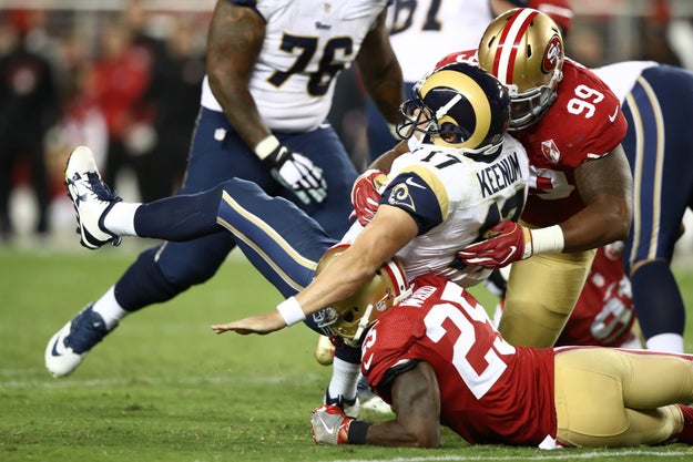 On Monday, the San Francisco 49ers kicked off their season at home by handily beating the Los Angeles Rams 28-0.