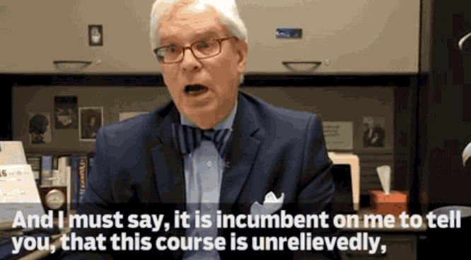 "And we will go over texts of appalling dullness, and you will be charged with taking what is defective, and rendering it merely mediocre," he said. "Because that is pretty much the most that editing can ever accomplish."