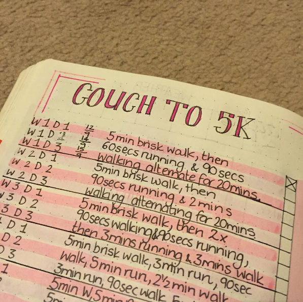 29 Bullet Journal Layouts For Anyone Trying To Be Healthy