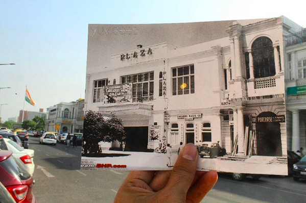 This is what the PVR Plaza at Connaught Place looked like in the 1950s.